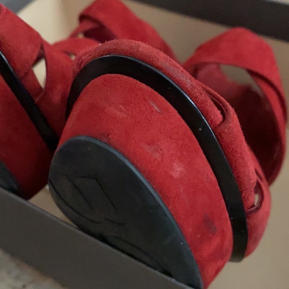 BCBGeneration Red Dress Heels - Picture 10 of 12